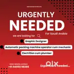 Automatic packing machine operator cum mechanic