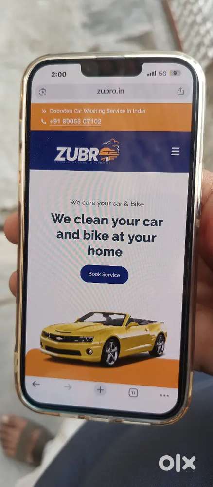 Door step car washing agent