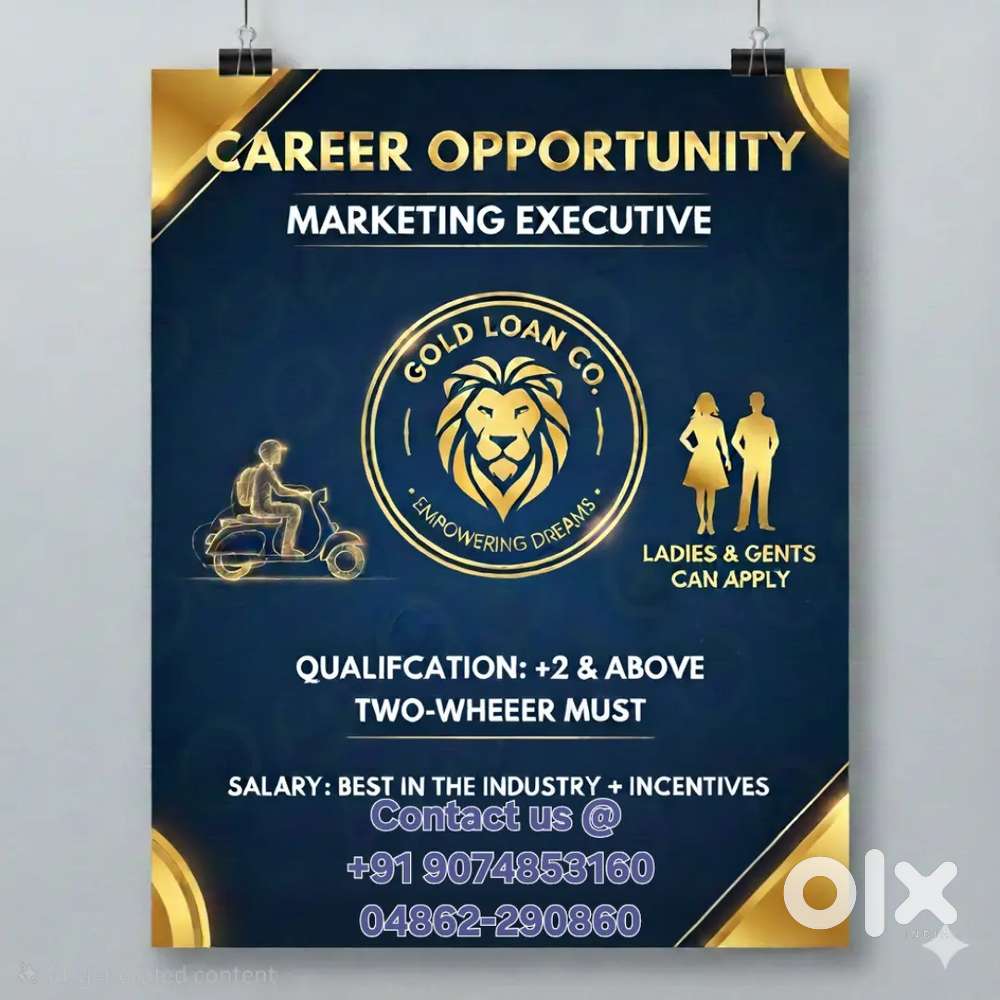 Marketing Executive Wanted