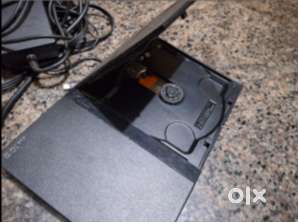 clean playstation 2 with 12 games