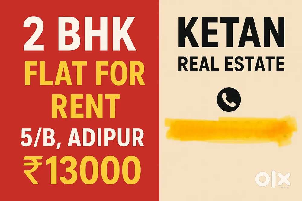 2 BHK Flat For Rent 5/B Adipur