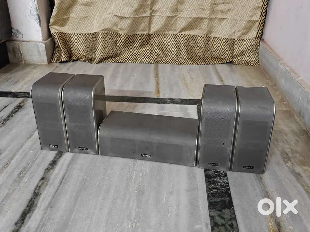 Denon 5 speaker 6 ohms 100watts used any AV receiver AVR