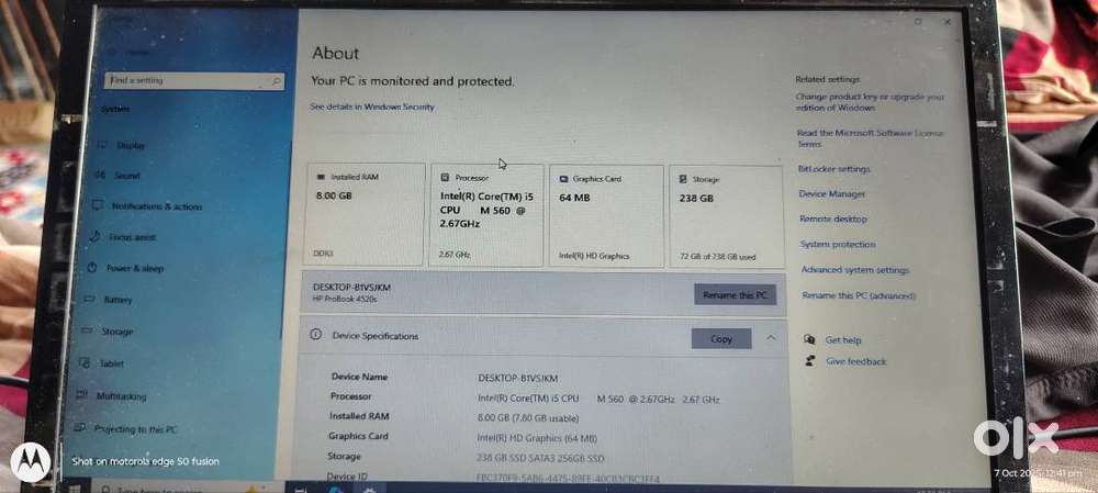 Hp Probook 4520s