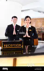 Required only female receptionist