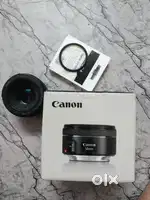 Canon EF 50 mm f/1.8 STM Lense with UV filter FREE