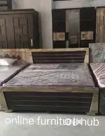 Marvelous bed wordrobe combination set vol:5529