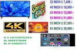 32 INCH SMART LED @   7,499