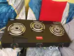Prestige 3 burner gas Stove (toughened glass)
