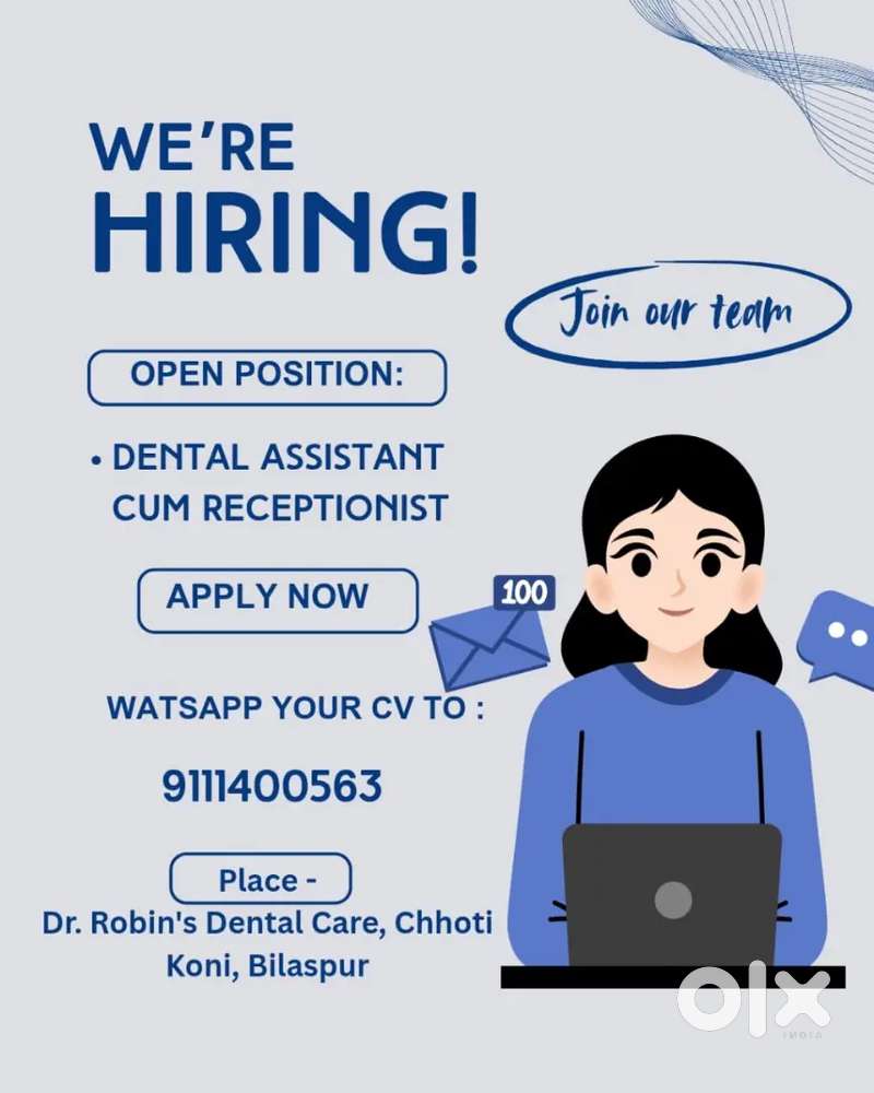 Part time receptionist/assistant for dental clinic