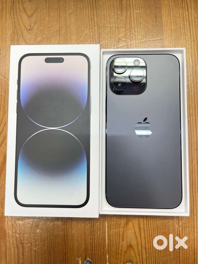 Iphone 14 pro max with Box well maintained apple device