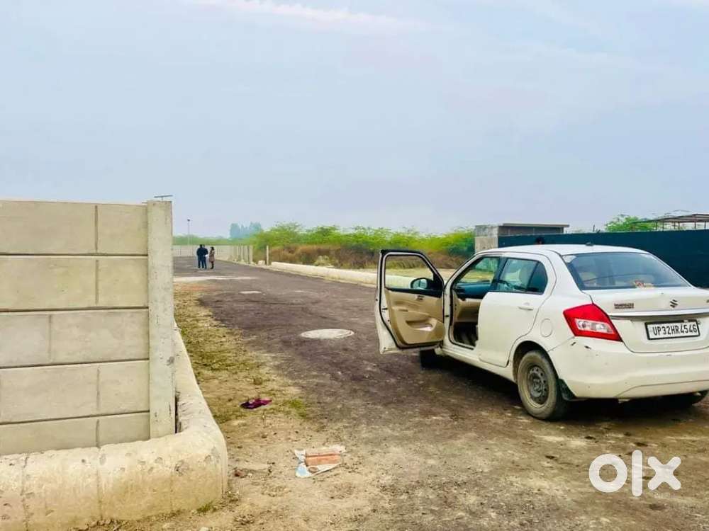 अर्जुनगंज अहमामऊ से 10 मिनट कि दूरी अप्रूव्ड प्लाट रजिस्ट्री फ्री