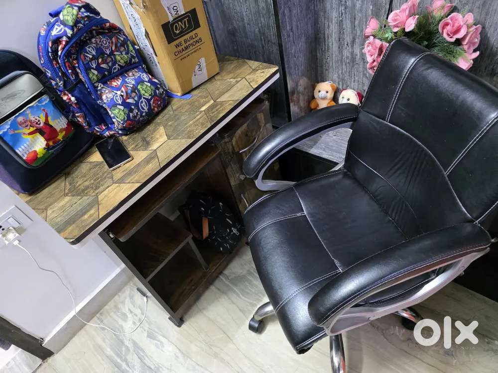 Computer table with chair