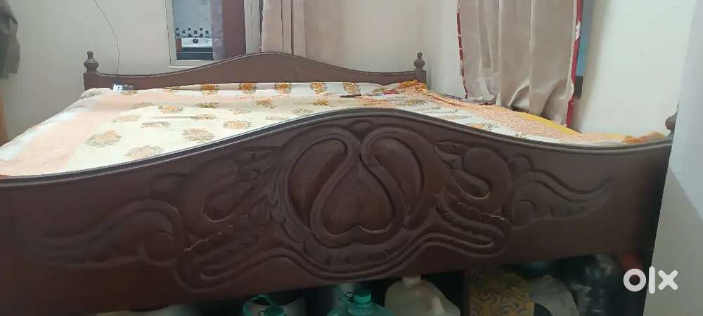 Wooden bed