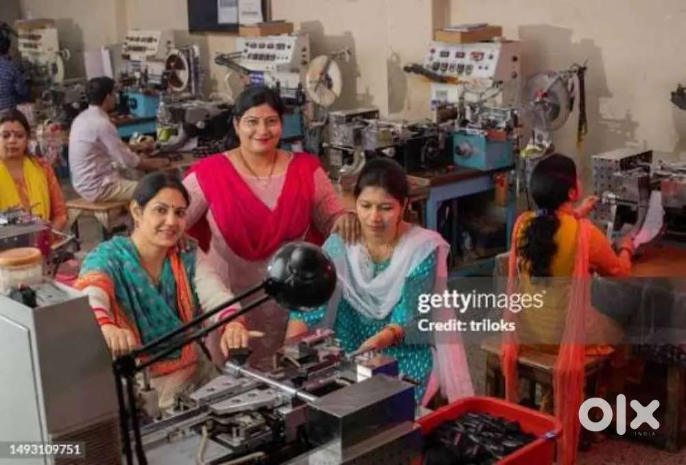 Machine work for ladies (freshers)