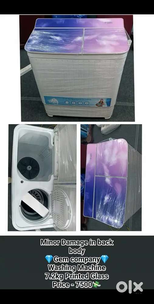 NEW DENT WASHING MACHINE, FRIDGE & ALMARI FOR SALE WITH WARRANTY
