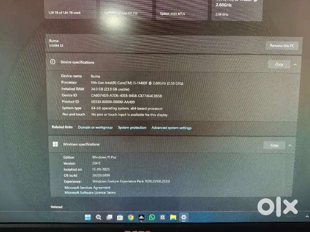 New Computer 4 Months Old...i5 11 Gen.