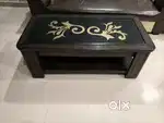 Sofa with center table