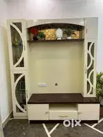 Bluewud Fenily Engineering Wood Floor Standing TV Entertainment Unit S