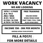 Part time office work