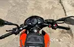 NS 125 Orange color bike available