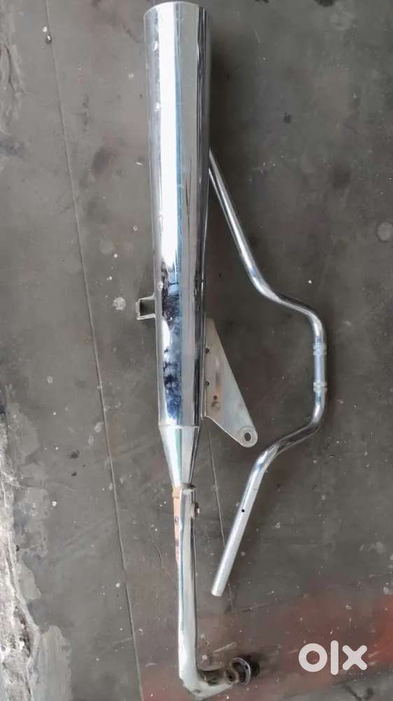 Euro 2 splendor sliencer and handle bar