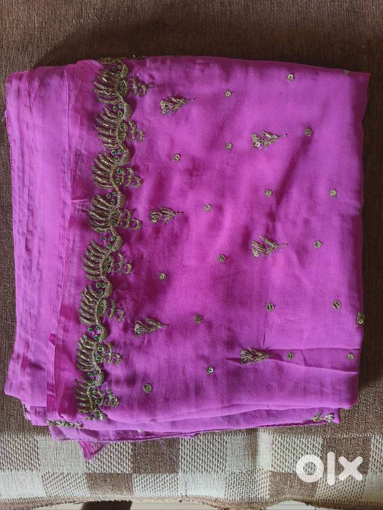 Antique Saree - Pink colour