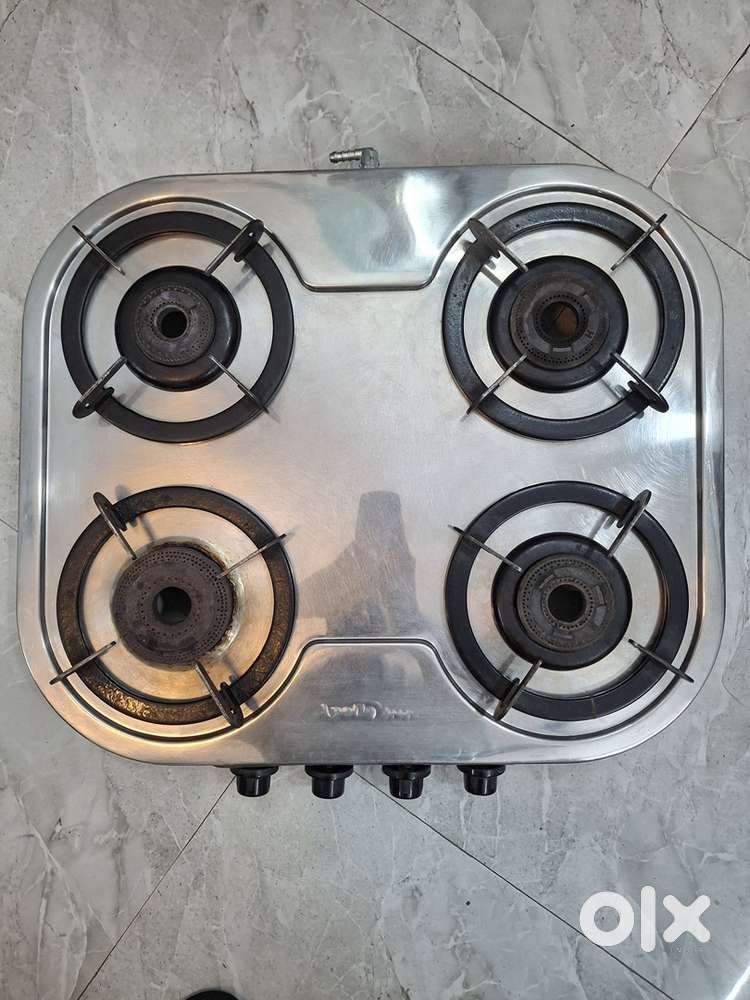 HP 4 Burner Gas Stove, Well Maintained, Super Condition