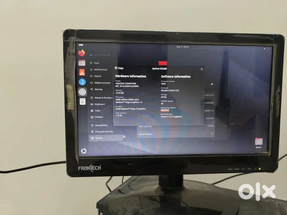 Desktop PC for basic office work