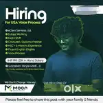 Hire for international voice process