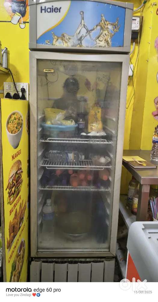 Glass door refrigerator,good condition,5yrs old,20k price