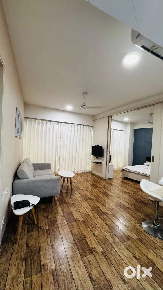 Fully furnished studio flat in dumas