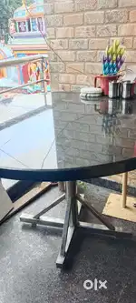 Green Pearl Granite Round Dining Table – ₹10,000 (Negotiable)
