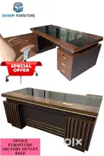 Sairam Furniture new 1.6 meter executive office table with side table