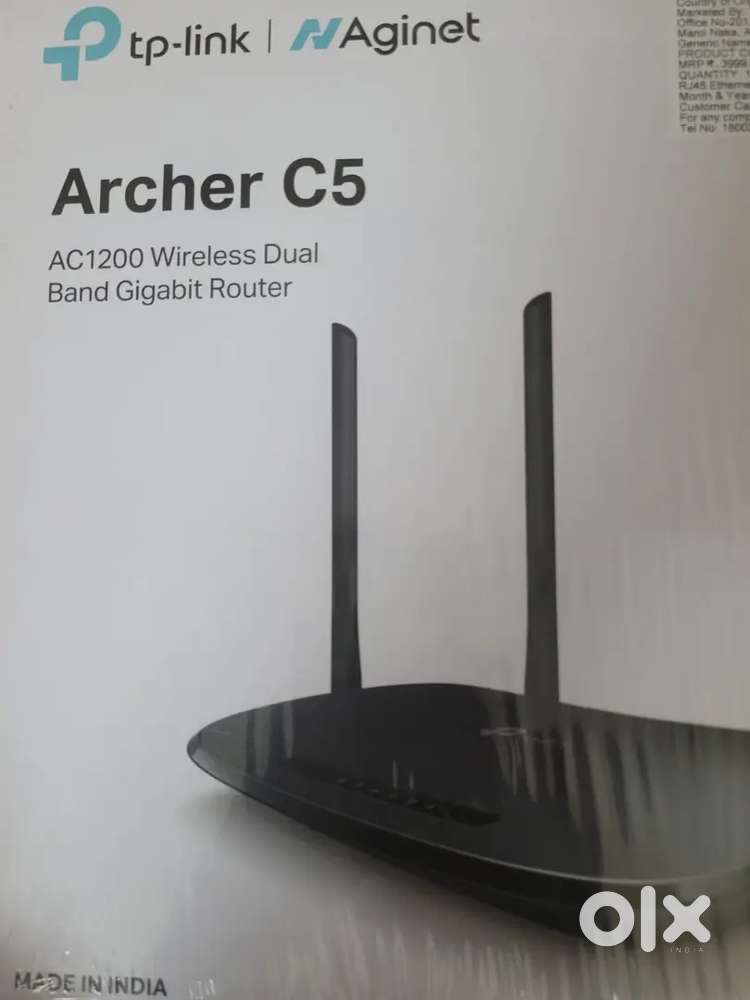 TP-Link Aginet Archer C5 AC1200 Dual Band Gigabit WiFi Router