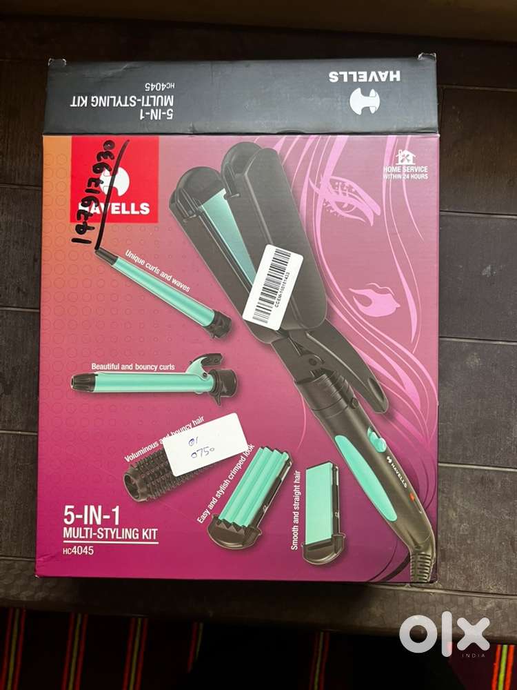 Havells 5in1 hair straightner tool kit