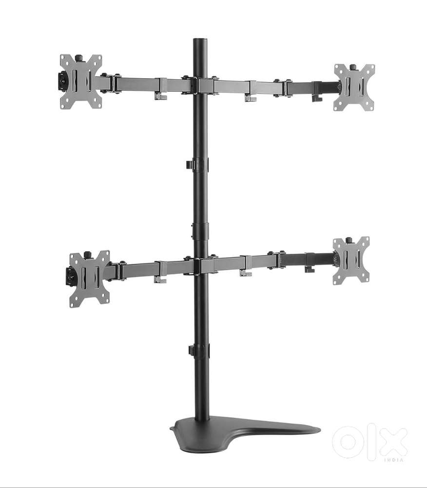 4 screen monitor stand
