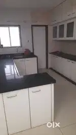 Beautiful 3 bhk semi furnished flat near Love Temple, Kalawad Road