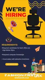 Back office job @ Fashion Fiesta
