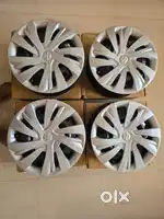 Set of 4 Genuine Maruti Suzuki Steel Rims with Wheel Caps