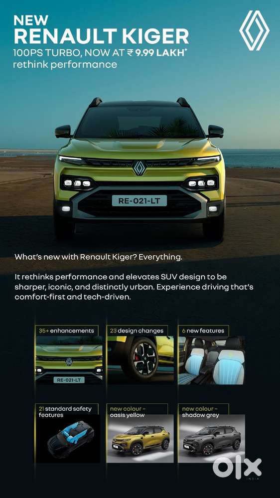 Renault Kiger RXE, 2025