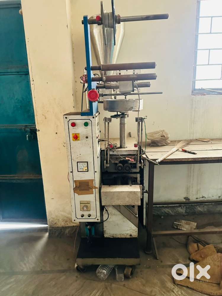 Masala Pouch Packing Machine + Printed Rolls (Bulk) – Urgent Sale