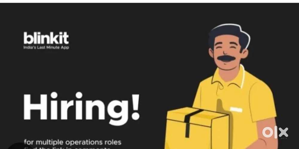 Jaipur hiring of delivery boy blinkit