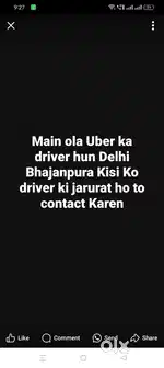 Me driver hu ola Uber  rapido mein id hai