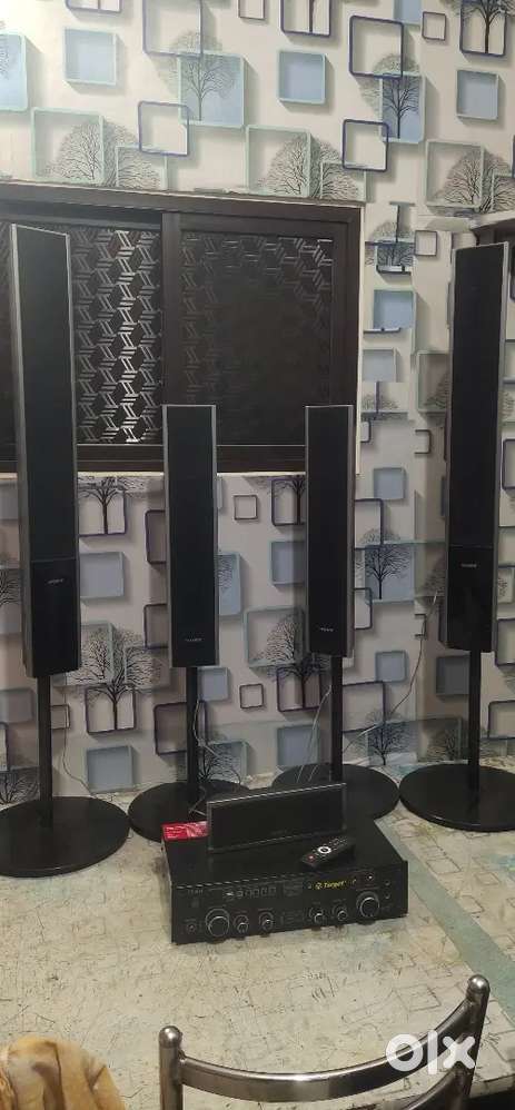 Sony Tower set 4 and Centre bar1/5.1 amplifier