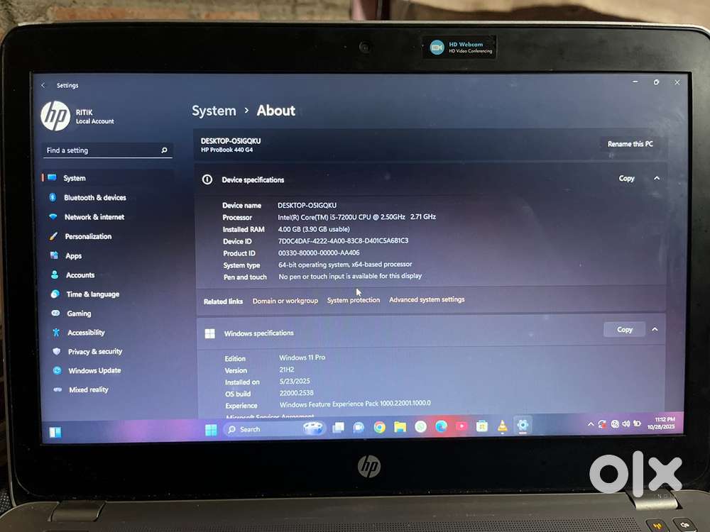 hp probook 440 g4 laptop