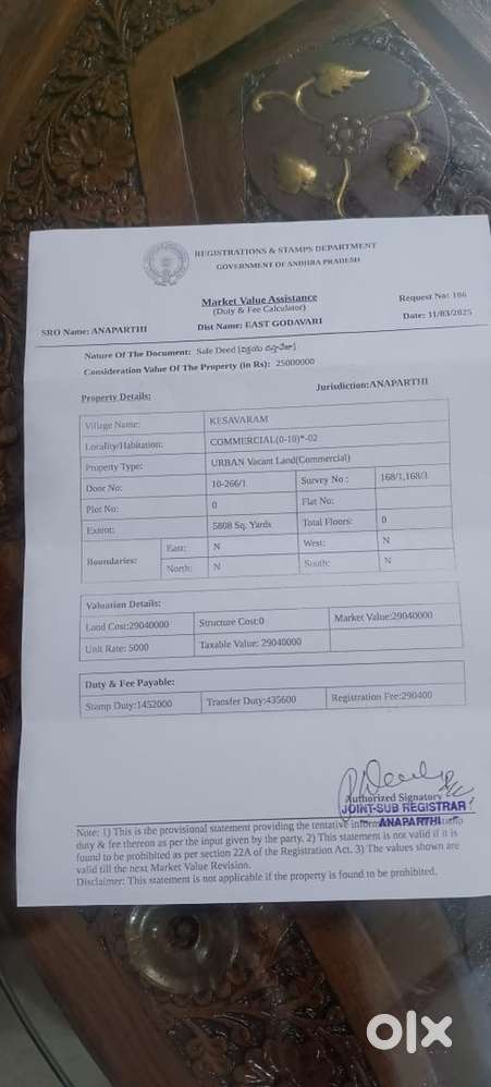 Commercial land conversion completed near houses