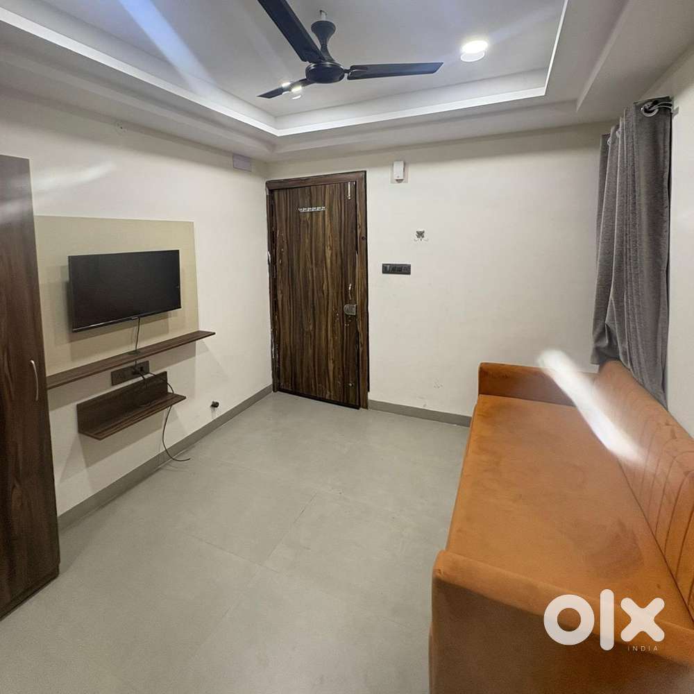 1BHK FULL FURNISHED FLAT AVAILABLE FOR RENT ONLY JOB CLASS