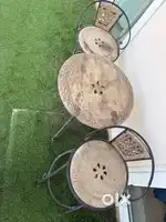 Balcony sitting chairs set of 2 and table