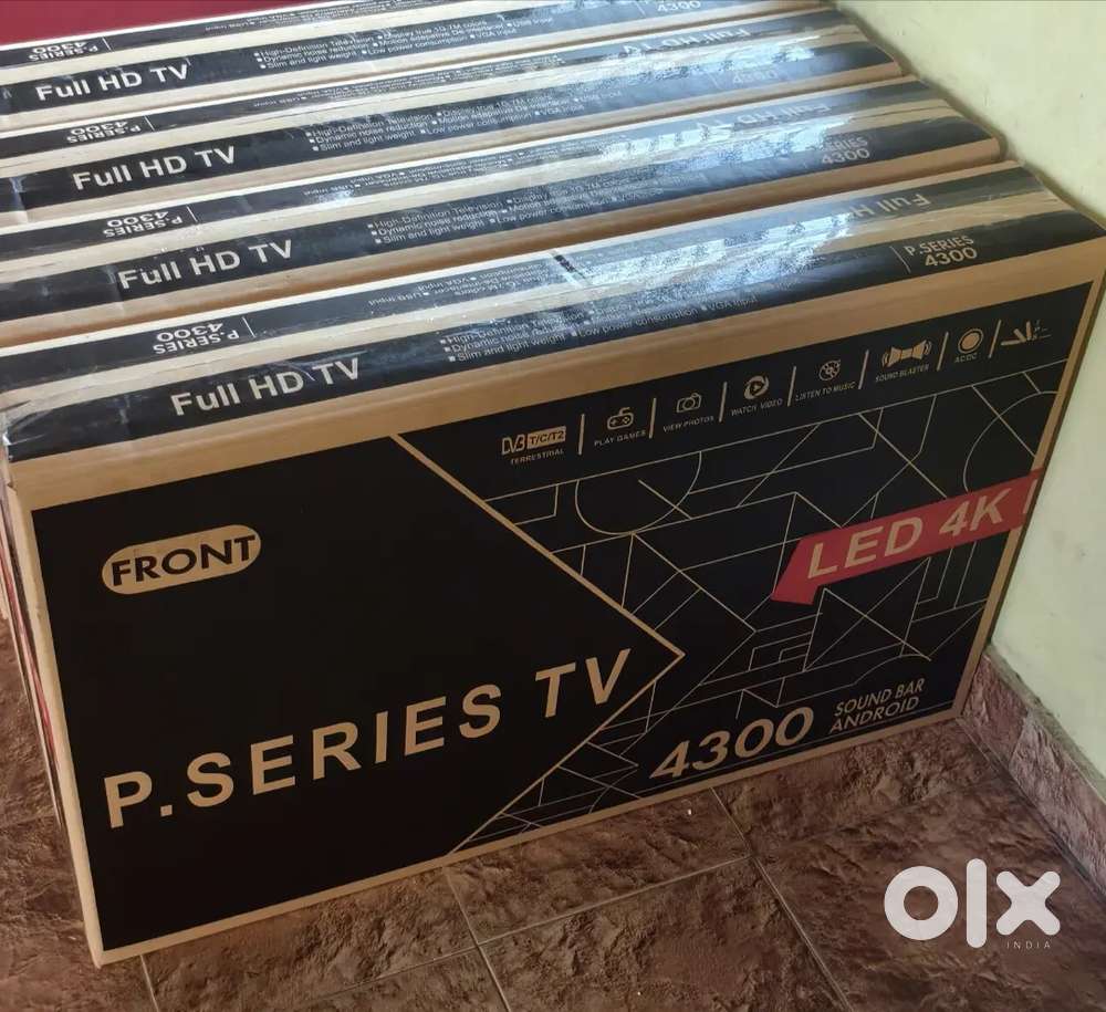 24 inch sony smart Android frameless oled 4k 3yr display waranty 6000