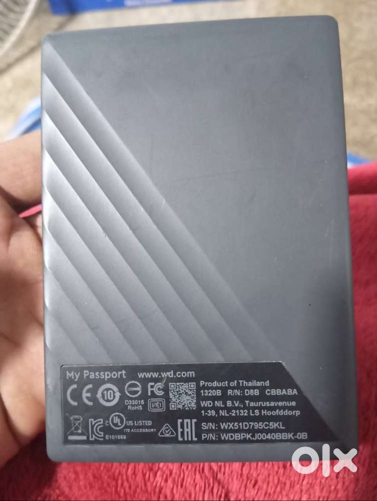 WD 4TB PORTABLE HARDISK